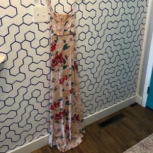 Roxy Floral Empire Maxi Dress